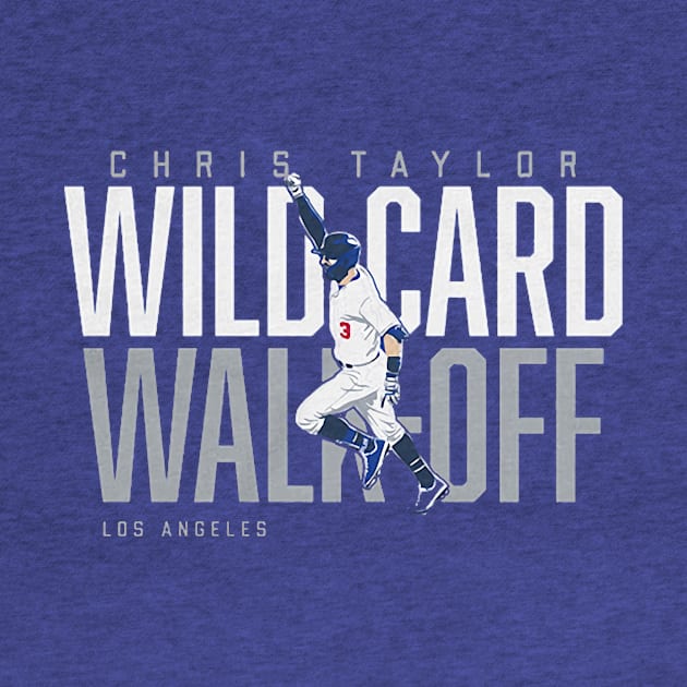 Chris Taylor Wild Card Walk-Off by Erianna Bee